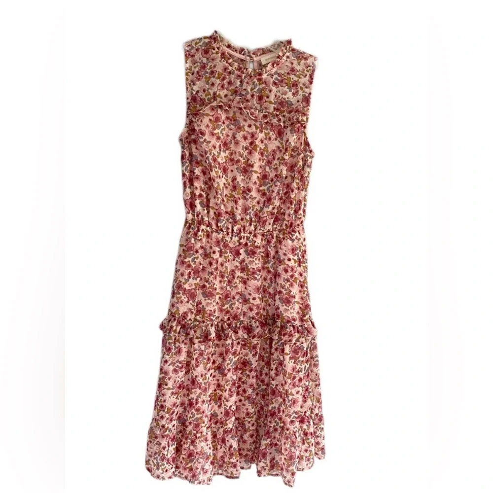 Monteau Multicolor Floral Dress Sz Small